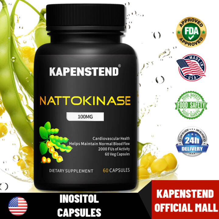 Nattokinase Capsules Supports Heart Healthcirculation And Normal Blood