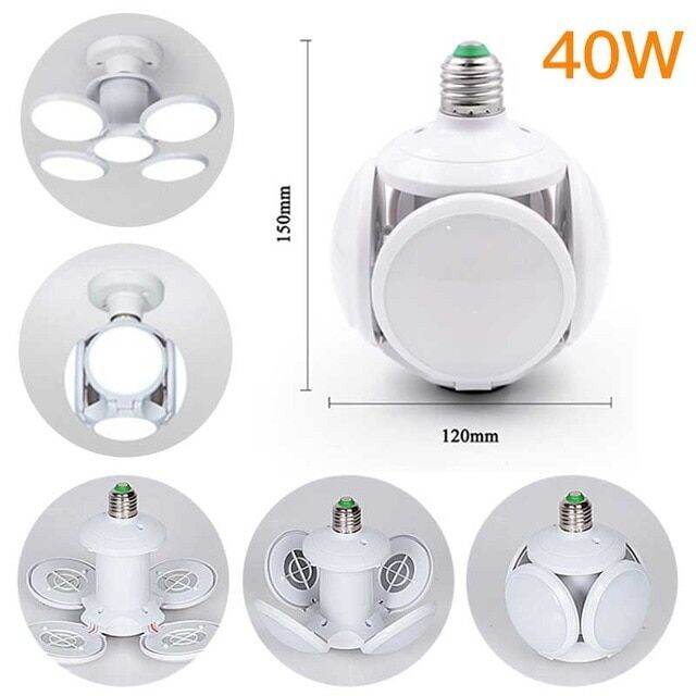 【Worth-Buy】 Creative 30/45/60w Led Lamp E27 Led Bulb Ceiling Fan ...