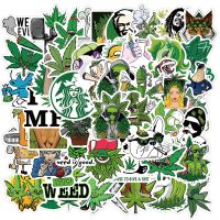 10/30/50PCS Funny Characters Leaves Weed Smoking Graffiti Stickers Bike Travel Luggage Guitar Laptop PVC Waterproof Cool Sticker Stickers Labels
