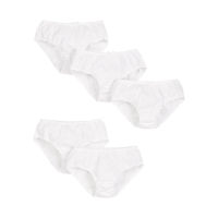 กางเกงในเด็กผู้หญิง mothercare White Briefs - 5 Pack KA779