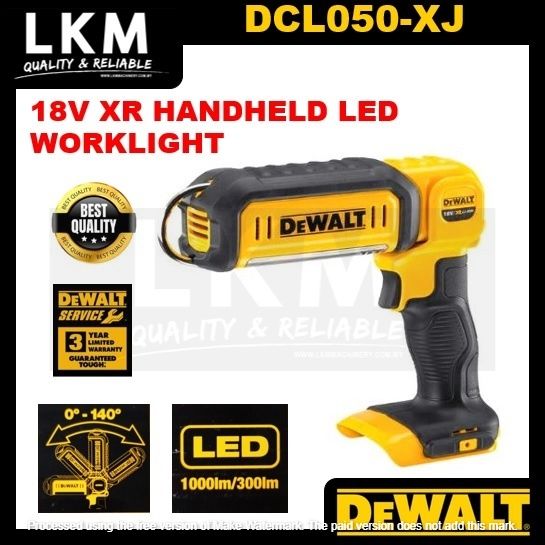 Dewalt Dcl050 Xj 18v Xr Handheld Led Worklight Bare Lazada 5270