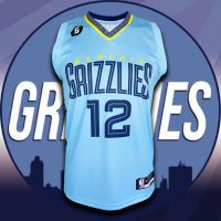 เสื้อผ้าบอลที่นิยมมากที่สุด เสื้อบาส เสื้อบาสเกตบอล NBA Memphis Grizzlies เสื้อทีม เมมฟิส กริซลีส์ BK0170 รุ่น statement Ja Morant 12 ไซส์ S-5XL