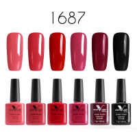 7.5ml Set of 6 VENALISA Nail Varnish Kit New Arrival Soak Off Gel Lacquer LED UV Gel Polish Colorful Manicure Nail Gel Polish