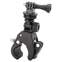 Easy-Mounted Bike/Rod/Bow Camera Clamp Mount for GoPro Hero 11 10 9 8 7 6 5 4 Action Camera Hunting Accessory Fishing Pole Clamp