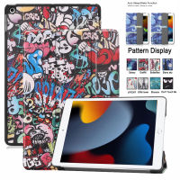 สำหรับ Apple iPad 10.2 2021 2020 2019 iPad 9th 8th 7th Gen Generation แท็บเล็ตป้องกันกรณี Tri-Fold ซองหนังฝาครอบ A2603 A2604 A2428 A2429 A2270 A2430 A2200 A2198 A2232