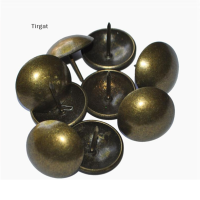 Tirgat 100ชิ้น/แพ็ค VINTAGE upholstery nails Bronze Metal Tags เฟอร์นิเจอร์โซฟารองเท้าตกแต่ง Tack STUD,