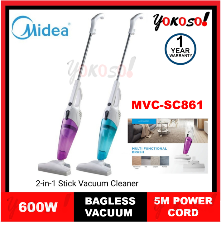 MIDEA MVCSC861 2in1 STICK VACUUM CLEANER CORDED 5M Lazada