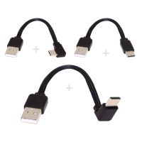 Chenyang Cy Usb 2.0ประเภท A Usb ตัวผู้ C ประเภท C สายเคเบิล Fpc แบบมุมแบนสำหรับ Fpv ดิสก์โทรศัพท์3ชิ้น/เซ็ต13ซม.