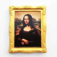 【YF】◈✘  Fridge Souvenir Tourist Painting Mona Lisas Smile Refrigerator Magnets