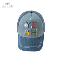 DB17155 dave bella spring new born baby boys fashion cartoon letter baseball hat