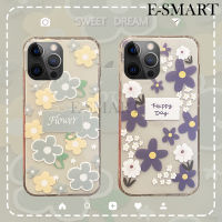 เคสสำหรับไอโฟนโทรศัพท์ iPhone 15 Pro Max 15 Plus ฝาหลังลายดอกไม้พร้อมซิลิโคนนิ่มสำหรับแฟชั่นและป้องกันการตกสำหรับ iPhone 15 Plus 15 Pro Max เคสโทรศัพท์