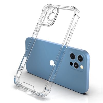 [สินค้าใหม่ในสต็อก] กรณีกันกระแทกหนาพิเศษสำหรับ iPhone 14 13 12 11Pro Max Plus XR XS เลนส์ป้องกันซิลิโคนกรณี Quadrangular กรณีเพิ่มประสิทธิภาพ