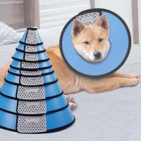 Dog Cat Recovery Collars Elizabethan Collar Wound Healing Collar Cone for Small Medium Large Dogs Anti-Bite Protection Collar