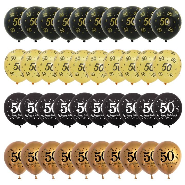 40pcs-black-gold-30-40-50-60-year-birthday-latex-balloons-for-adult-40th-birthday-party-decor-women-men-30th-anniversary-supplie-balloons