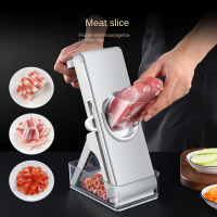 ?Xiaomi? Safe Mandoline Slicer for Kitchen Vegetable Chopper with Container &amp; 3 Blades, Vegetable Cutter Used for Cucumbers, Carrots, and Meat, Fruits, Veggie