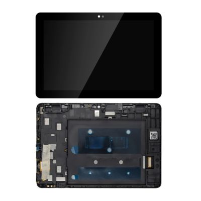 สำหรับ Amazon Fire HD 8 2020รุ่น10th K72LL4ชิ้นส่วนกระจกตัวข้อมูลดิจิตัลจอแสดงผล LCD แบบสัมผัสหน้าจอพร้อมกรอบ