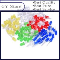 100pcs F5 5MM LED Diode Assorted Kit White Red Yellow Blue Green DIY Light Emitting Diode Electrical Circuitry Parts