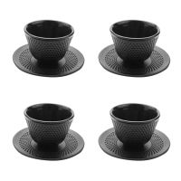 Cast Iron Tea Cups Drinkware Chinese Handmade Kung Fu Coffee Tools Health Care Polka Dot Iron Cup Iron Pot Retro Cup