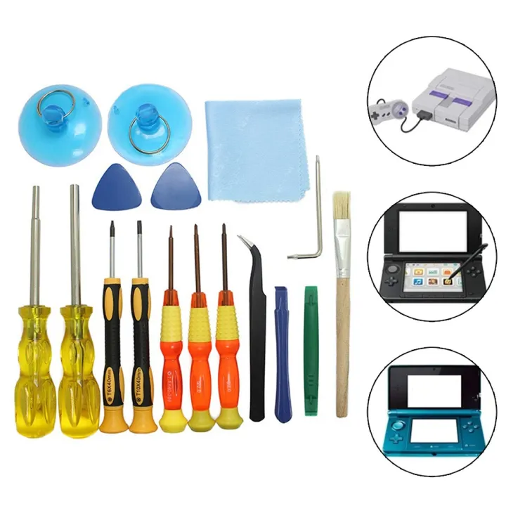 17 In1 Professional Full Security Screwdriver Game Bit Repair Tool Kit