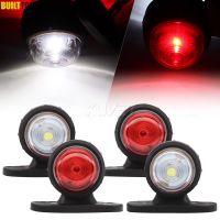 4PCS Red White LED Side Marker Lights Clearance Lights Parking Lights Position lamp Truck Trailer Caravan Boat 12V 24V Outline