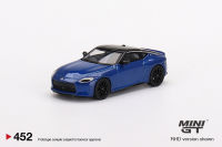 MINI GT 1/64 No.452 Nissan Fairlady Z Version ST 2023 Seiran Blue RHD MGT00452-R