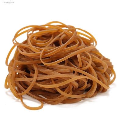 ❉№ 50/100Pcs Office Daily Use Rubber Band 70x3mm Yellow Elastic Bands High Elasticity Packaging Supplies