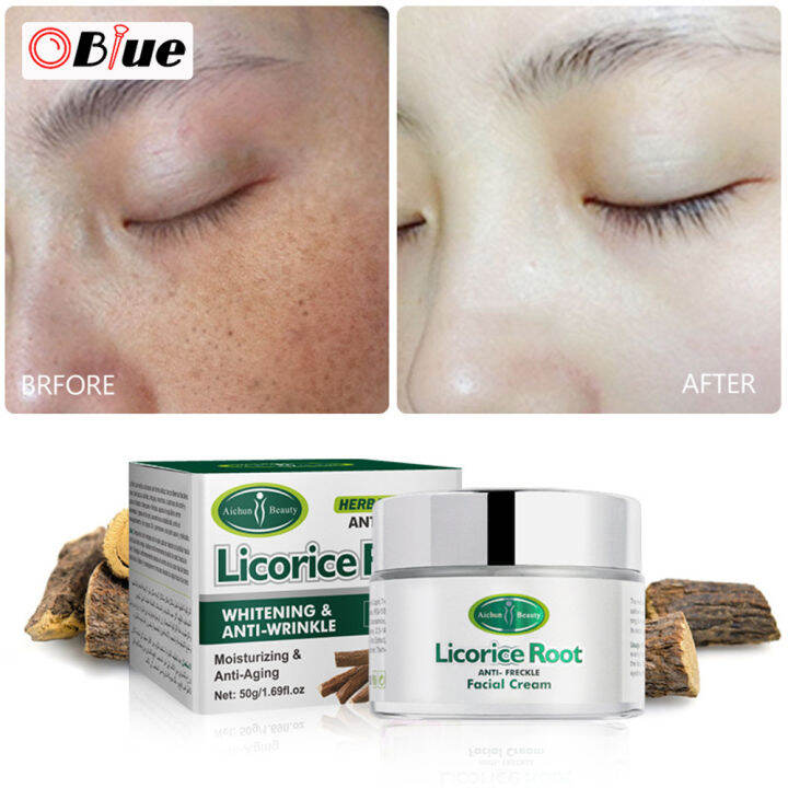 OBlue 50g Licorice Root Brightening Cream Roughness Improvement Cream