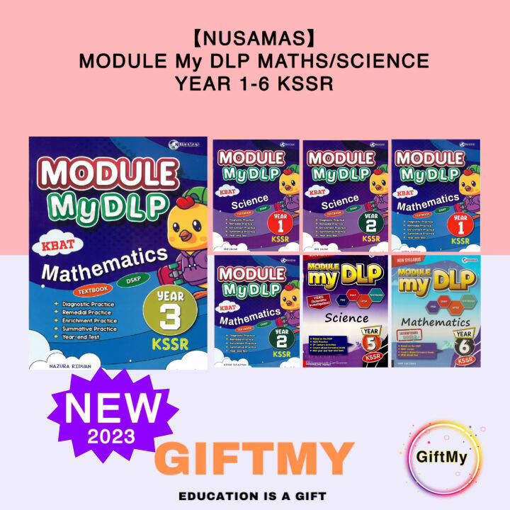 【Nusamas】 Module My DLP Mathematics / Science Year 1/2/3/4/5/6 KSSR ...