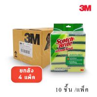 (ยกลัง)3M Scot Brite 3Mสก๊อตไบร์ทล้างจาน 3Mสก๊อตช-ไบรต์มีฟองน้ำ 3นิ้วX4นิ้ว (40ชิ้น/กล่อง)