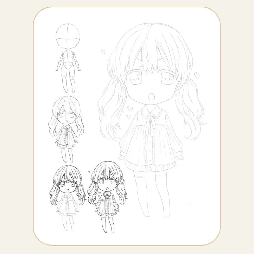 Chibi Drawing Templates: Anime Drawing and Tracing Book. 52+ Manga Fashion  Poses to Dress and Style! (Cool Art Templates): Journals, Just Write:  9798652426309: : Books