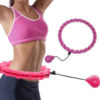 24 Sections Adjust Fitness Hoop Detachable Women Sport Hoops Loss Weight Hoola Circle Massage Hoops Fitness Home Gym Equipment