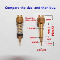 (2PCS fuel ratio adjusting screw)Motorcycle carburetor Mikuni the carb air screw For EN125 GN125 250 VM22 GS125