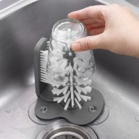 【CC】✐  2 1 Sink Cup Cleaning Scrubber Glass Wineglass Bottle Drink Mug Accessories Tools