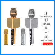 Mic Bluetooth Hát karaoke Ys 98 Tích Hợp Loa Bass, Tress