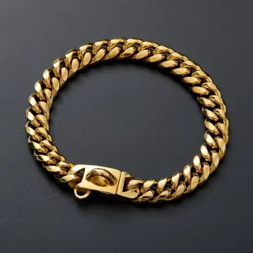 Gold plated deals dog chain