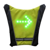 Bicycle Reflective Vest Wireless Remote Control Night Riding Warning Turn Signal Light For Night Running Motorcycle Cycling