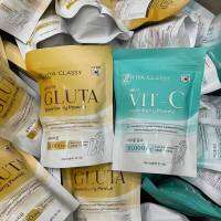 1 เซต 2 ถุง เซตดูแลผิวกลูต้า+วิตซี ไฮยากรอกปาก HYA CLASSY GLUTA VIT-C คอลลาเจนกรอกปาก