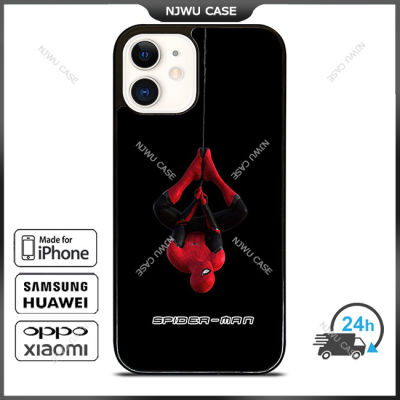 Spider man Far From Home Hanging Phone Case for iPhone 14 Pro Max / iPhone 13 Pro Max / iPhone 12 Pro Max / XS Max / Samsung Galaxy Note 10 Plus / S22 Ultra / S21 Plus Anti-fall Protective Case Cover