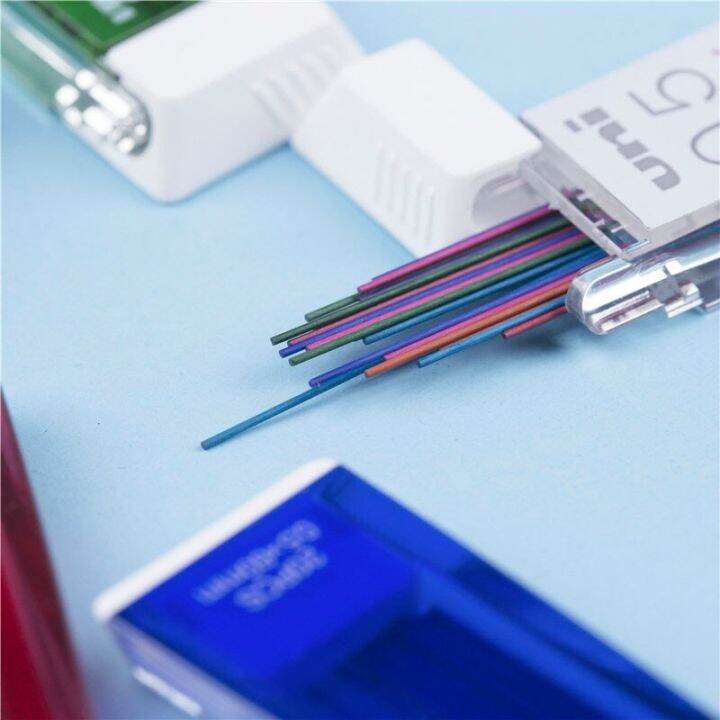 1-tube-japan-uni-nano-dia-colour-202ndc-colored-mechanical-pencil-graphite-leads-0-5mm-writing-drawing-office-school-supplies