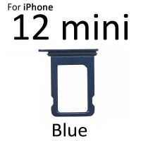 ถาดใส่ซิมการ์ดสำหรับ iPhone 12 12 Mini อะไหล่ช่องใส่ซิม