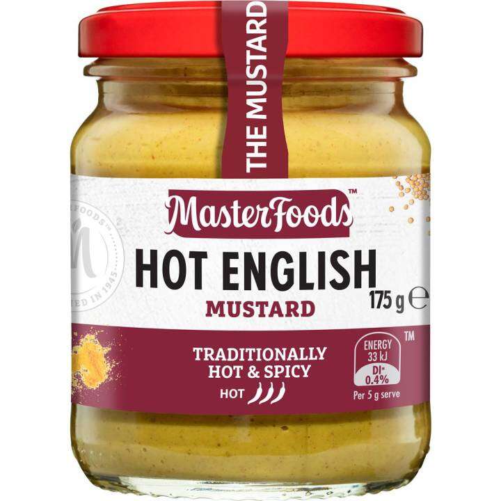 Masterfoods Hot English Mustard 175g ( Made in Australia ) Lazada PH