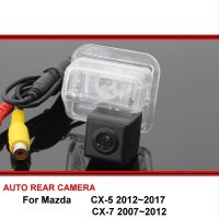 HO สำหรับ Mazda Cx-5 Cx-7 Cx 5 7 Cx5 2012 2017กล้องมองหลังกล้องถอยรถยนต์กล้องถอยหลัง Hd Ccd การมองเห็นตอนกลางคืนกล้องติดรถยนต์-กล้องยานพาหนะ-