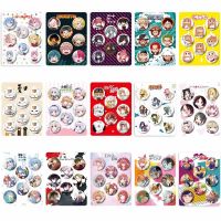 8pcs/set Popular Cartoon Badges Cosplay Anime Boku No Hero Academia Brooch Pins Collection Badges For Clothes Backpacks Decor