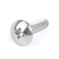 304Stainless Steel Truss Umbrella Head Self Tapping Wood Screw Phillips Thread Metric Cross Mushroom Bolt M2.9 M3.5 M3.9 M4.2 Nails Screws  Fasteners