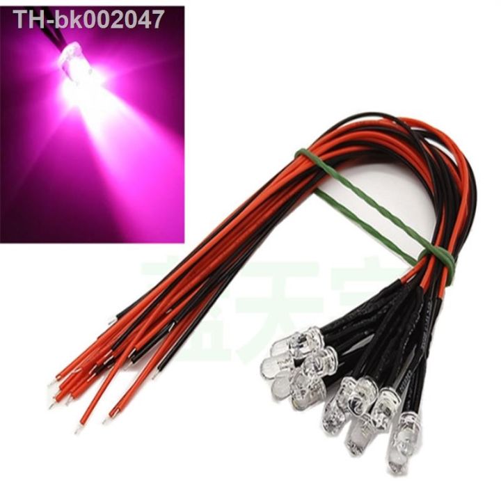 10pcs-3-5mm-led-dc-3v-6v-12v-24v-pre-wired-led-light-lamp-bulb-prewired-emitting-diodes-transparent-yellow-blue-green-white-red