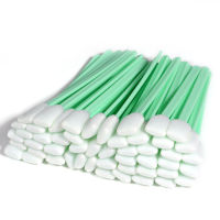 100PCS สำหรับ Epson XP600 TX800 DX4 DX5 DX7หัวพิมพ์ Clean Swab Stick ฟองน้ำโฟม Tipped Miamki CJV150 JHF ตัวทำละลาย UV เครื่องพิมพ์