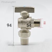 1/2 BSP Male Ball Angle Valve Elbow 90 Degree With Scoket Union Water Gas Oil