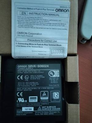 S8VK-S06024  OMRON  POWER  SUPPLY    24V dc Output, 2.5A 60W