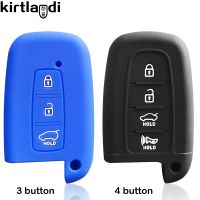 ○ Silicone Key Case Holder Car Key Cover Remote Shell for Kia Sportage SL Rio 3 for Hyundai Ix35 Creta Sonata Santa Fe Elantra