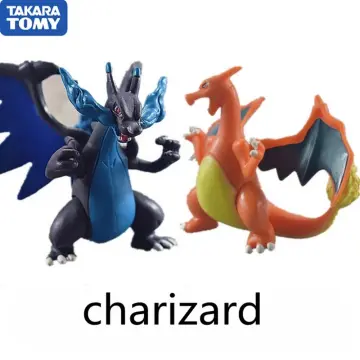 TAKARA TOMY Pokemon Anime Figures Mega Evolution Charizard X Mega Charizard  Y Action Figure Collection Model Toys Kids Gifts